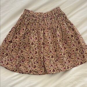Zara Girls Floral Print Skirt, Size 9